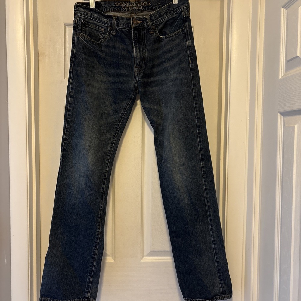 American Eagle Outfitters Men's Jeans 30x34 Blue Original‎ Straight Leg 2014 Tag
